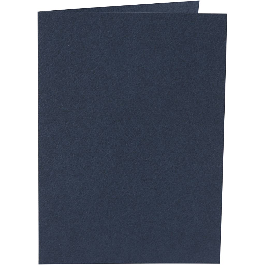 Cards, card size 10,5x15 cm, 220 g, blue, 10 pc