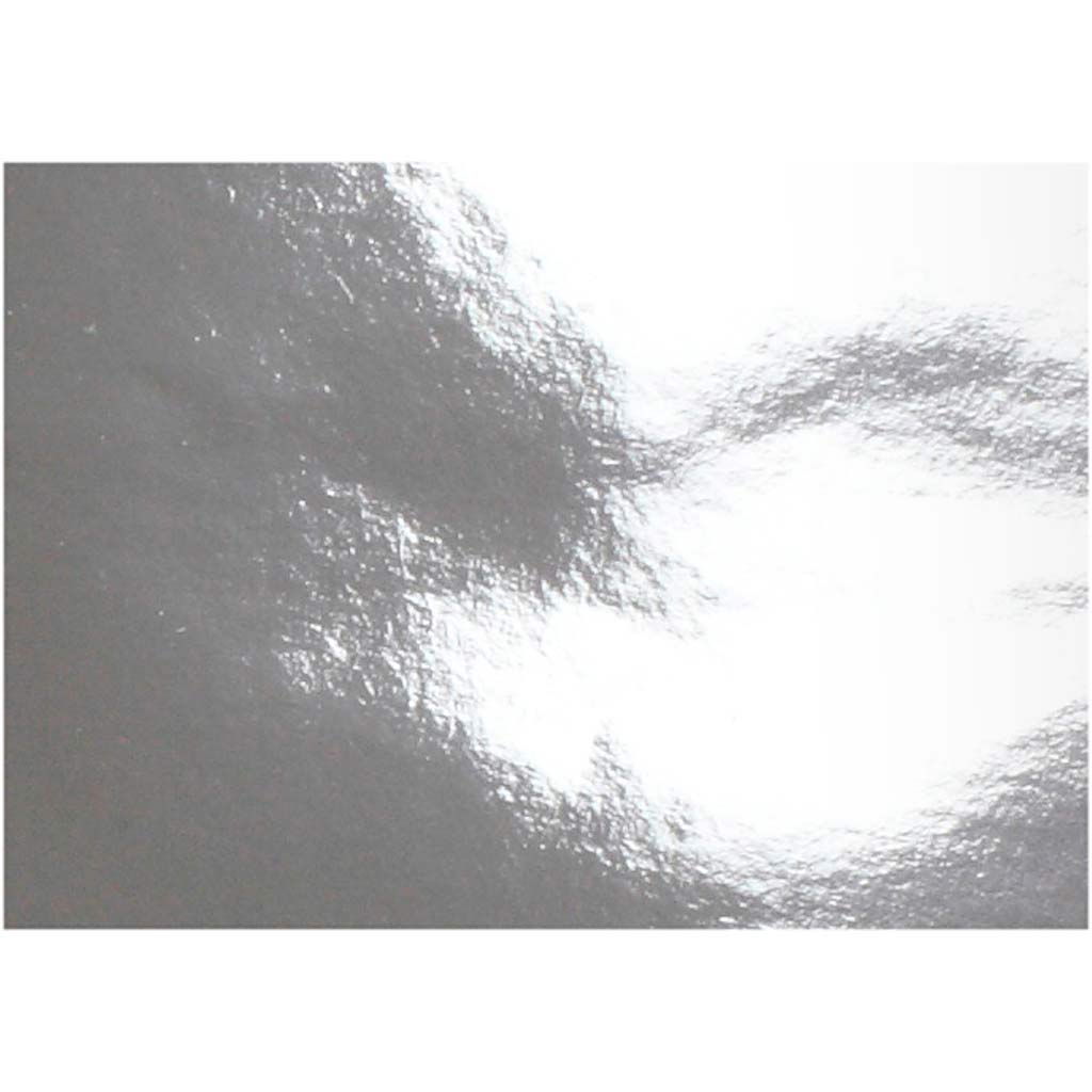 Metallic Paper, A4, sheet 210x297 mm, 120 g, silver, 10 sheet