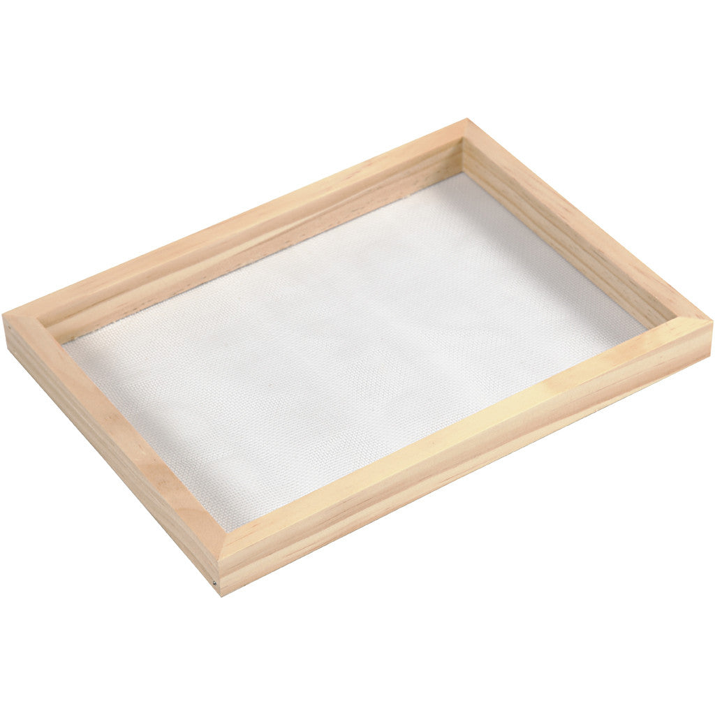 Paper Making Frame Mould, A5, size 23x17x2cm cm, 20 mesh