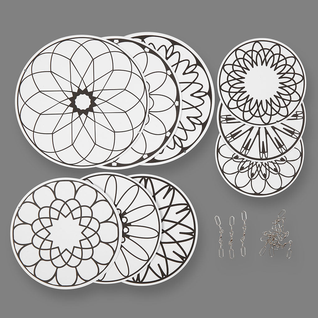 Mobile Ornaments with Motifs, dia. 12+15+18 cm, 300 g, 3 set