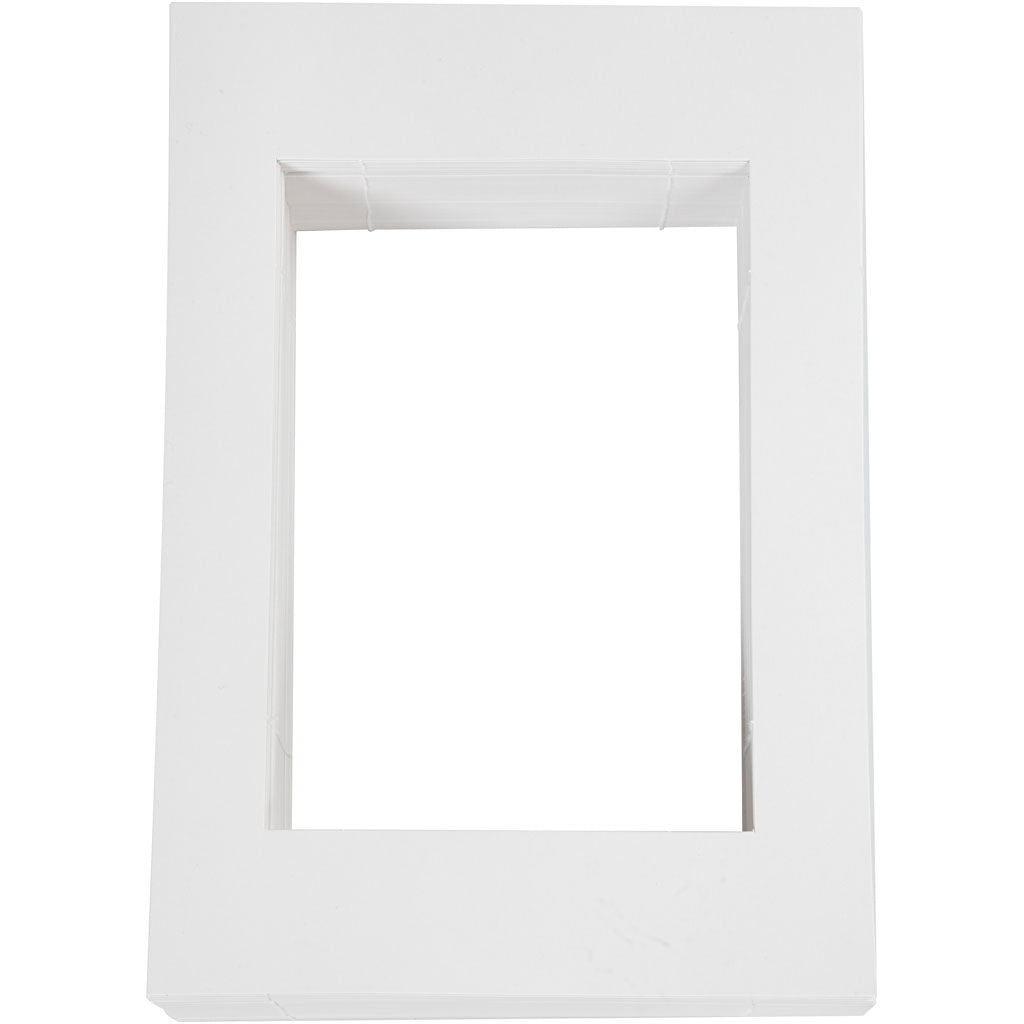 Picture Mount, size 19,8x28 cm, 500 g, white, 100 pc