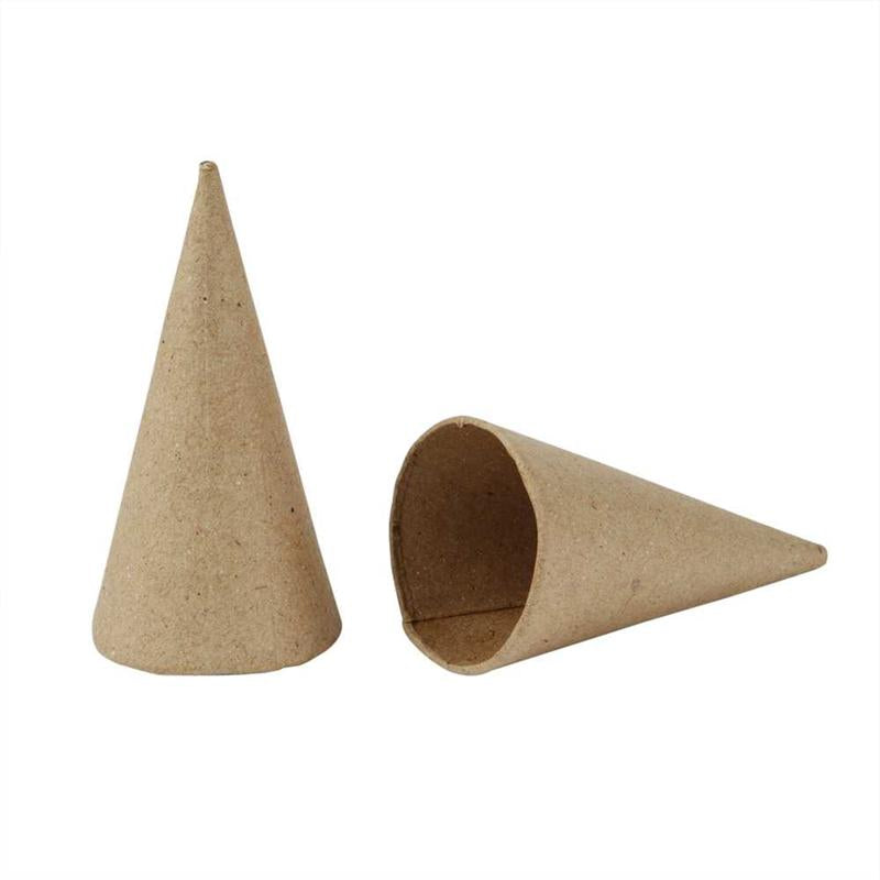 Cone, H: 8 cm, dia. 4 cm, 10 pc