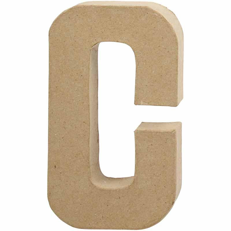 Letter, C, H: 20,5 cm, W: 11,5 cm, thickness 2,5 cm