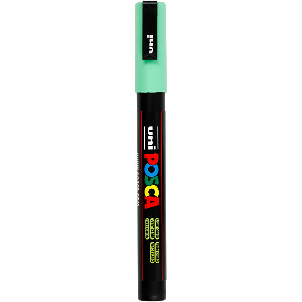 Posca Marker, no. PC-3M, line 0,9-1,3 mm, fine, light green