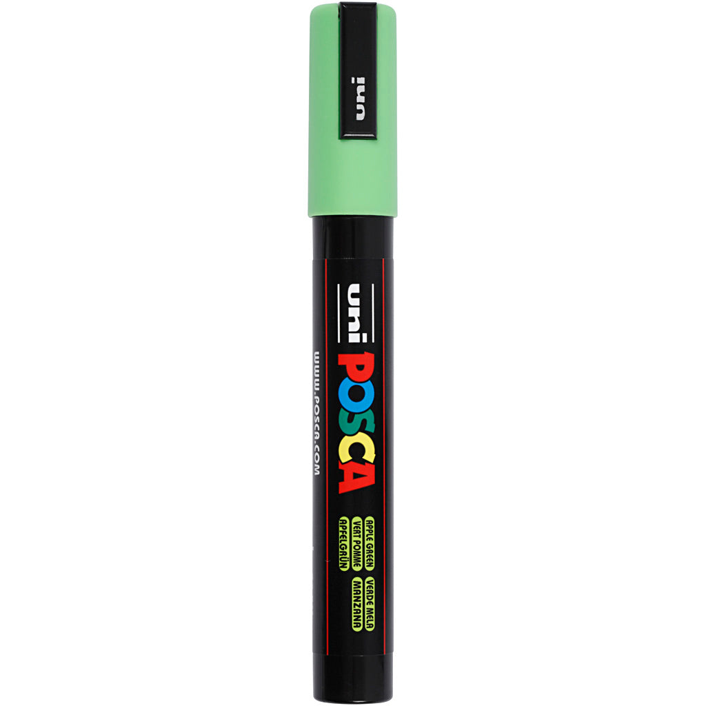 Posca Marker, no. PC-5M, line 2,5 mm, medium, apple green