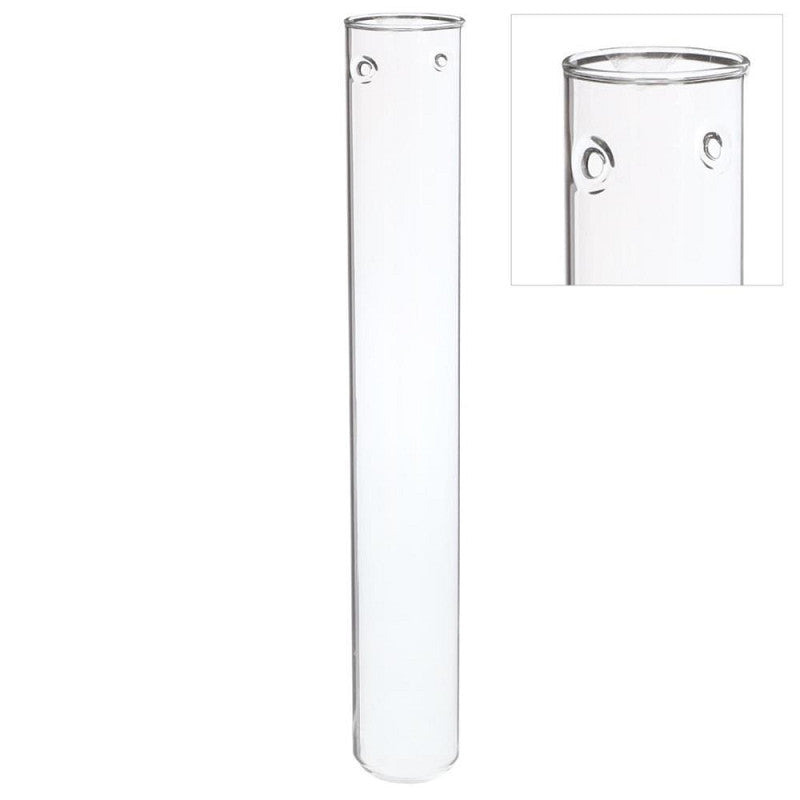 Test Tube Glass Ø3 h.28cm w. 2 Holes