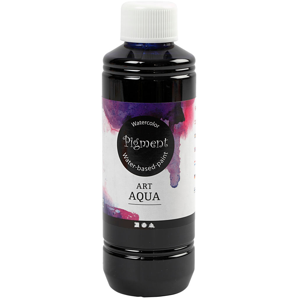 Liquid WaterColour, navy blue, 250 ml/ 1 bottle