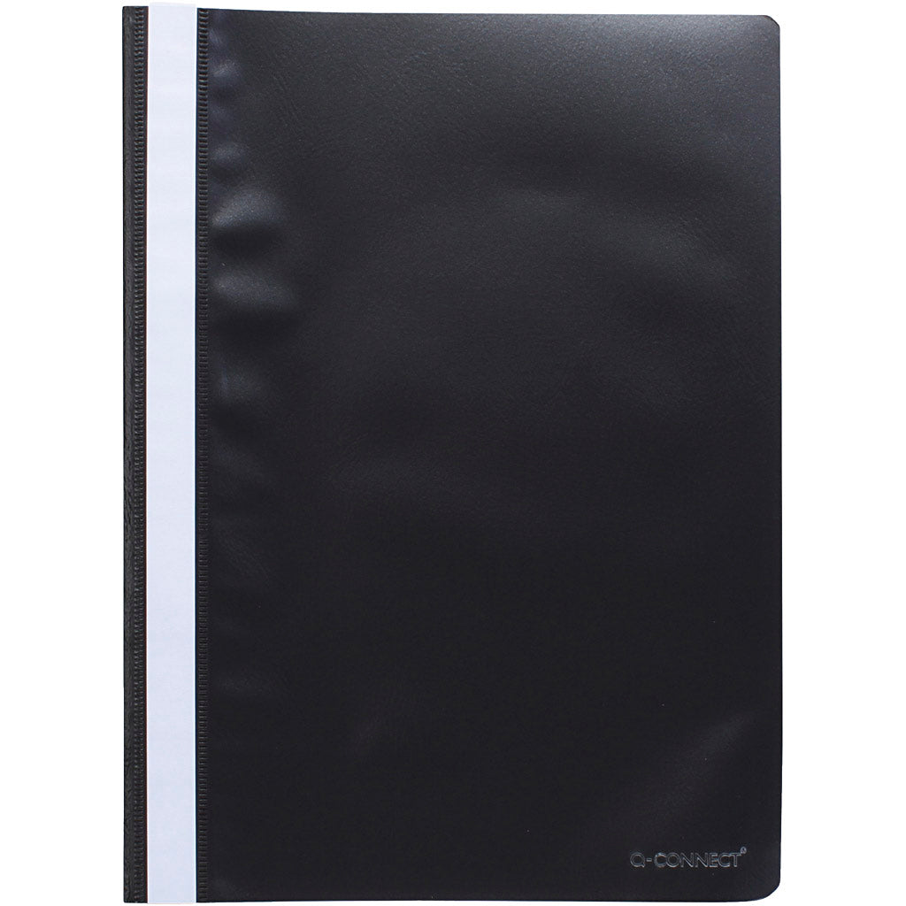 Plastic presentation folders, A4, black, 50 pc