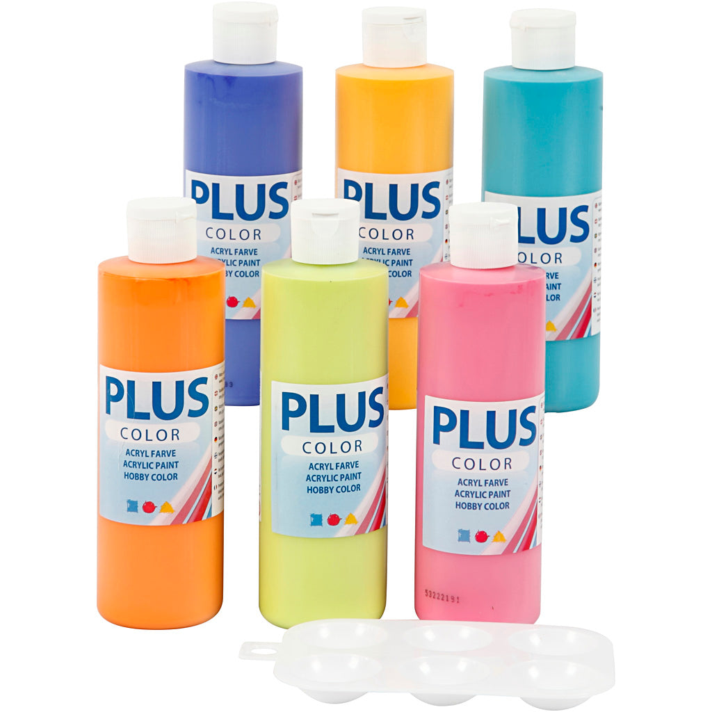 Plus Color Craft Paint, 6x250 ml