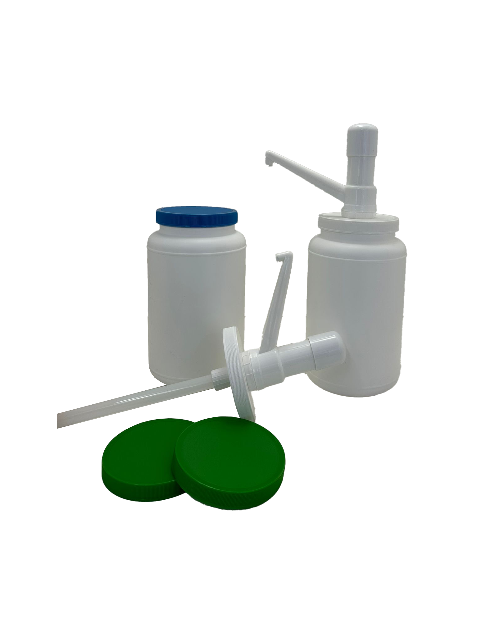 3L plast doseringsbehållare med skruvlock – kompatibel med pump (1 st)