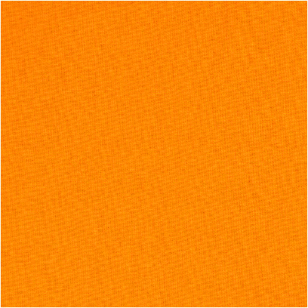 Fabric, W: 145 cm, 140 g, orange, 10 m/ 1 roll