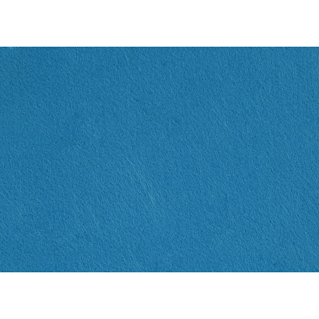 Craft felt, A4, sheet 210x297 mm, thickness 1,5-2 mm, turquoise, 10 sheet