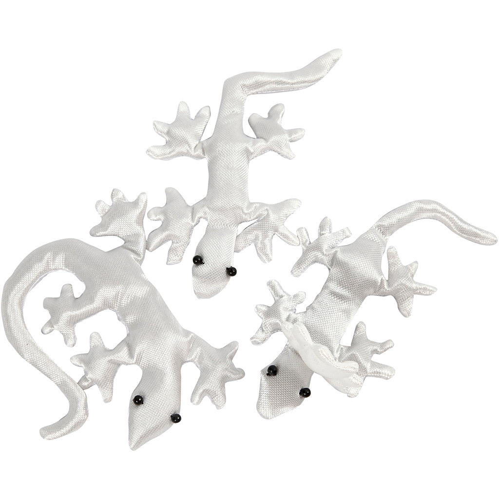 Fabric Creepy-Crawly, size 10-14 cm, white
