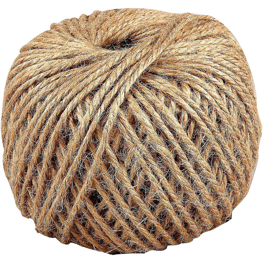 Natural twine, thickness 3 mm, 100 m/ 1 roll