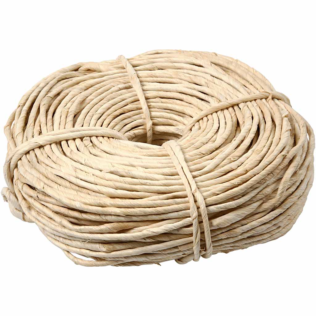 Maize string, W: 3,5-4 mm, ca. 90 m, natural, 500 g/ 1 bundle