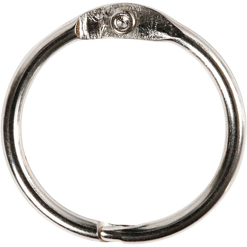 Book Ring, dia. 19 mm, thickness 2 mm, 10 pc