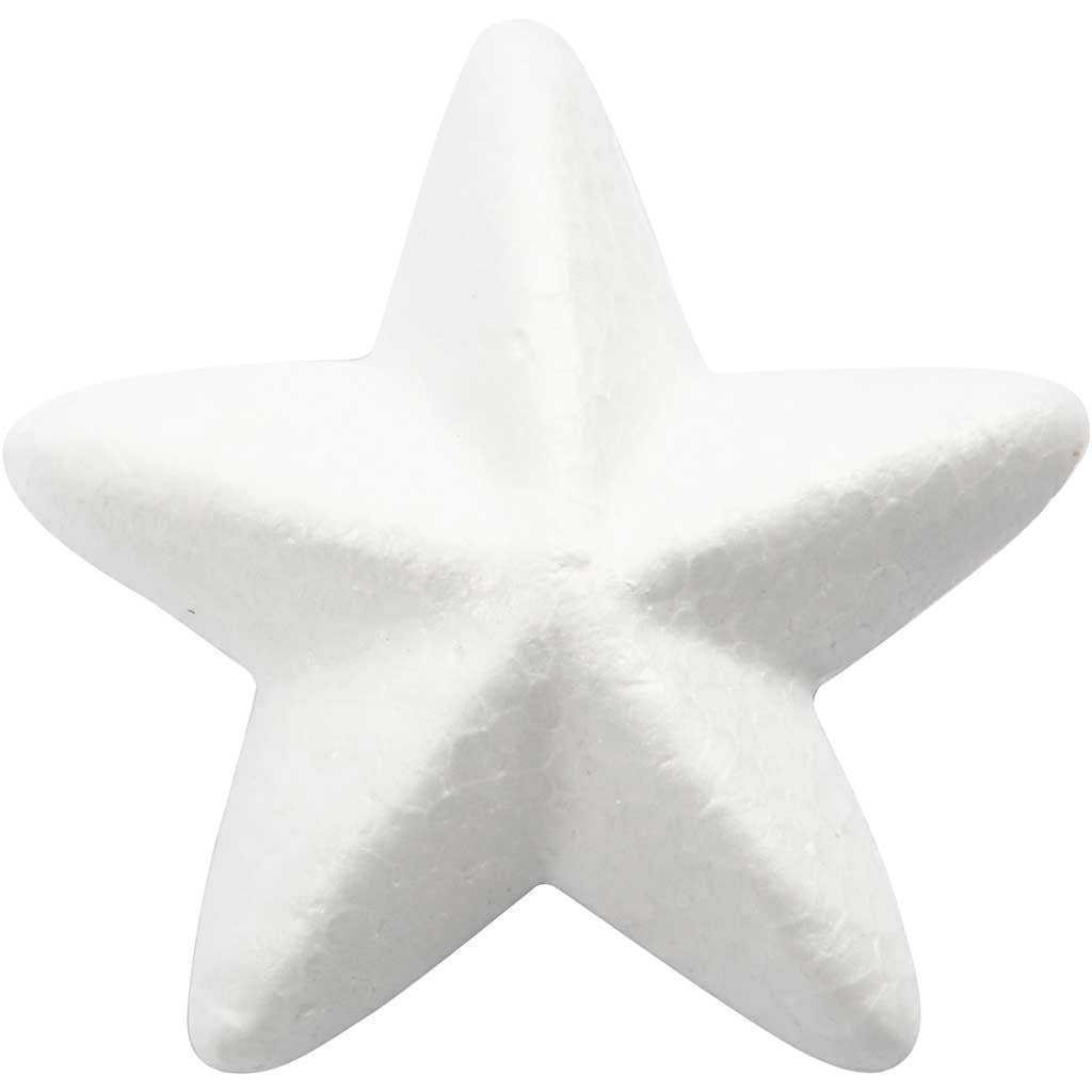 Star, W: 6 cm, white, 50 pc