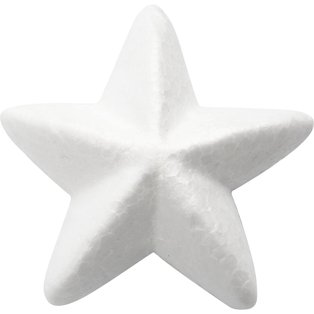 Star, W: 11 cm, white, 25 pc