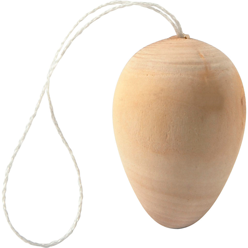 Egg, H: 40 mm, dia. 30 mm, 15 pc/ 1 bag