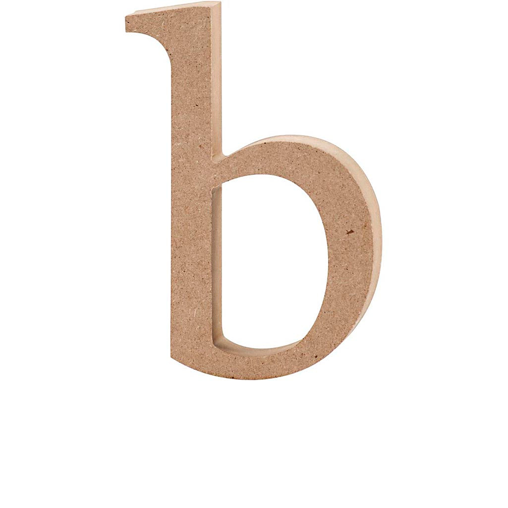 Letter, b, H: 13 cm, thickness 2 cm