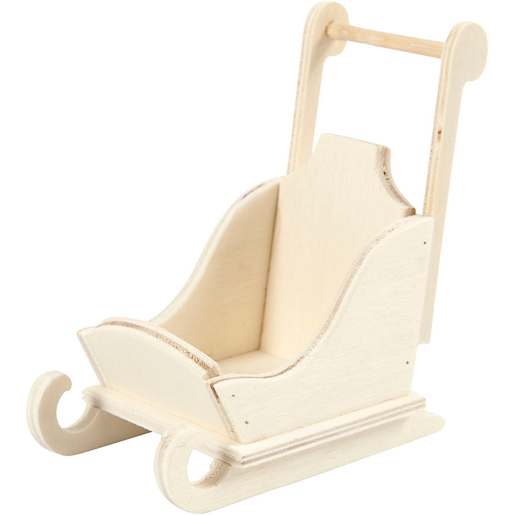 Sleigh, size 8x5x9 cm