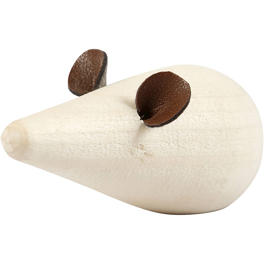 Mouse, L: 6,5 cm, dia. 3,5 cm, 2 pc