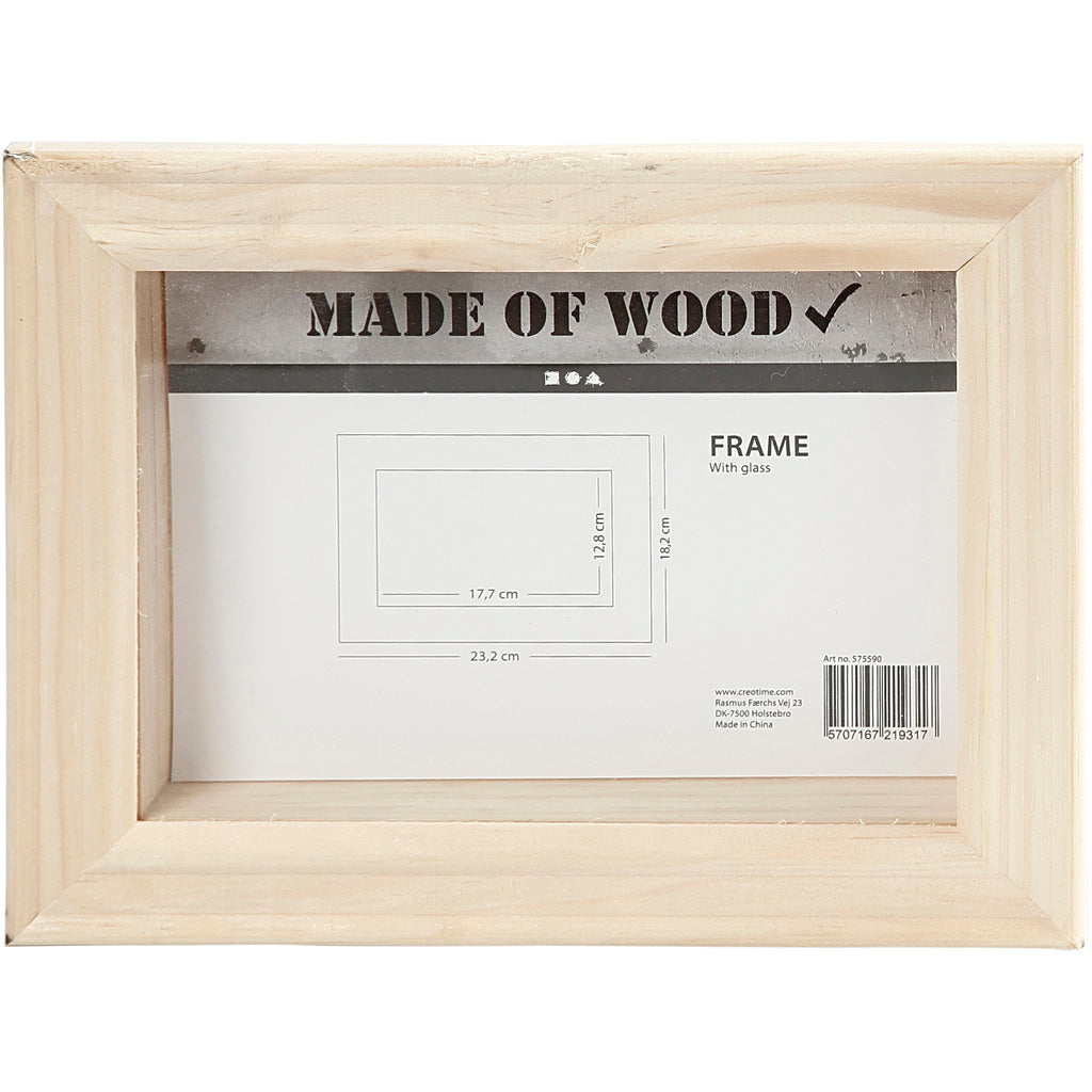 3D Frame , D. 2,5 cm, size 18,2x23,2 cm