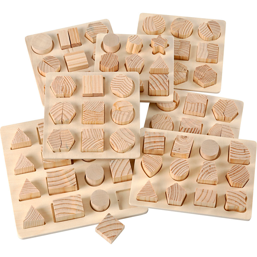 Jigsaw Puzzle, size 12,5x12,5-19,5x19,5 cm, 7 pc