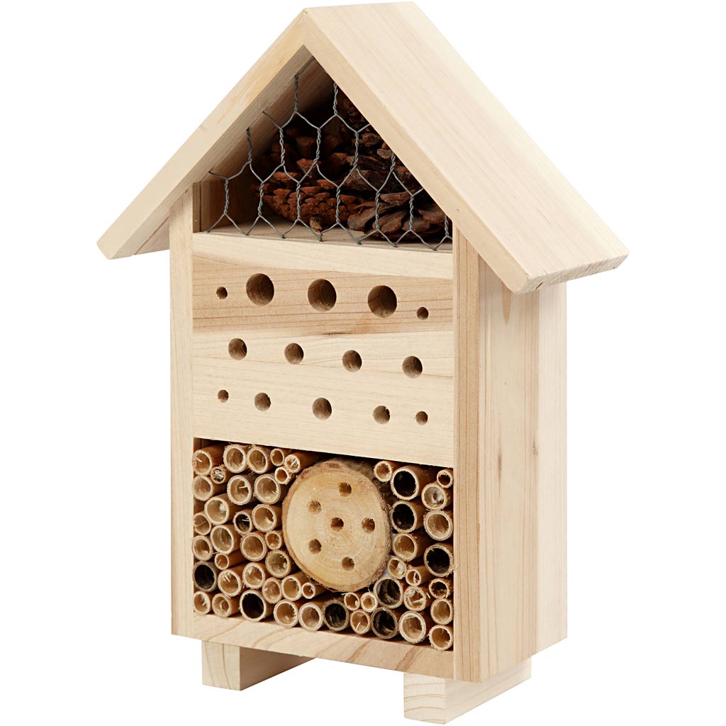 Insect Hotel, H: 26,1 cm, D. 9,2 cm, W: 18,4 cm