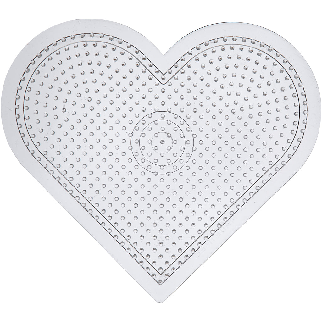 Peg Board, size 15 cm, medium, clear