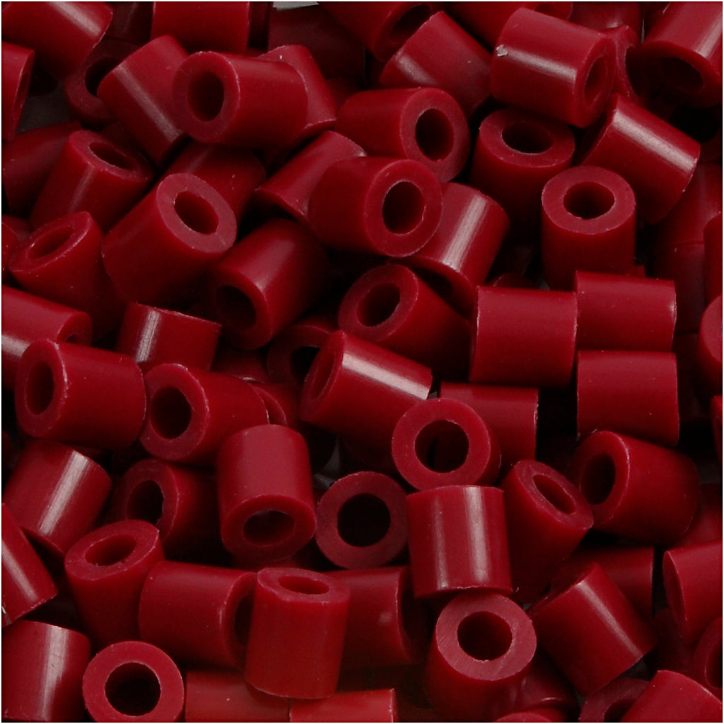PhotoPearls, size 5x5 mm, hole size 2,5 mm, medium, claret (4), 6000 pc
