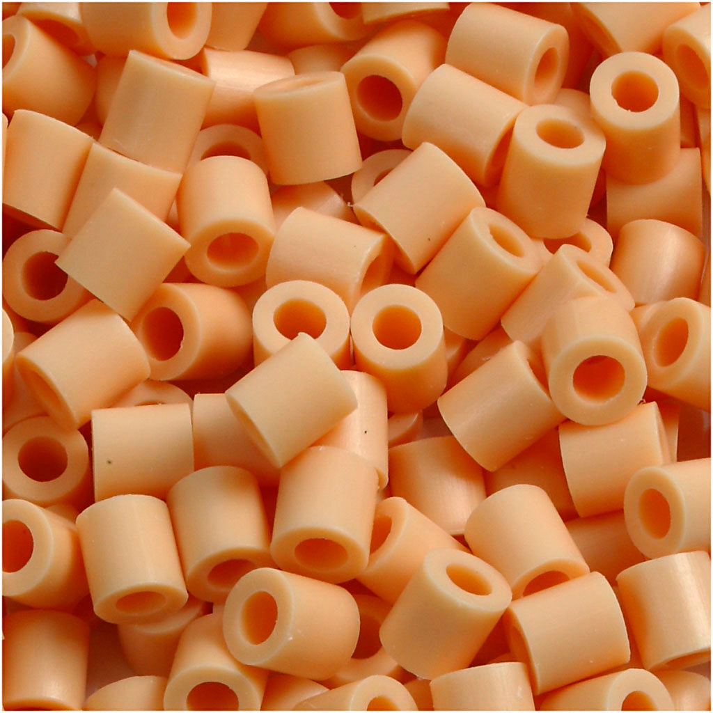 PhotoPearls, size 5x5 mm, hole size 2,5 mm, medium, light beige (7), 6000 pc