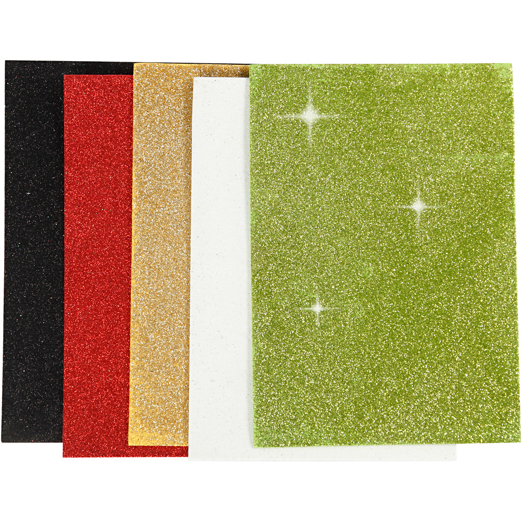 Foam Sheets, A5, sheet 148x210 mm, thickness 2 mm, 5 sheet