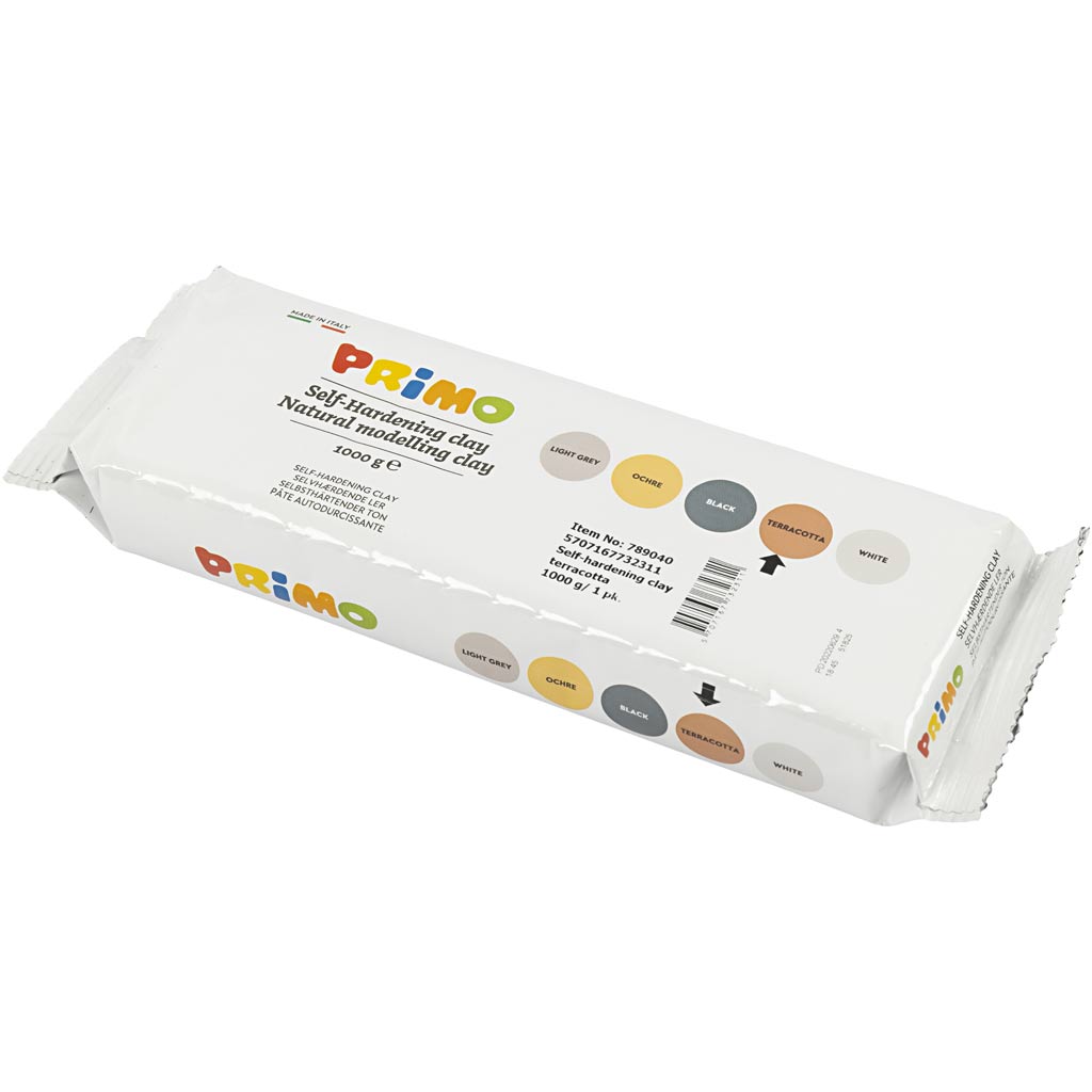 Self-Hardening Clay, terracotta, 12x1000 g