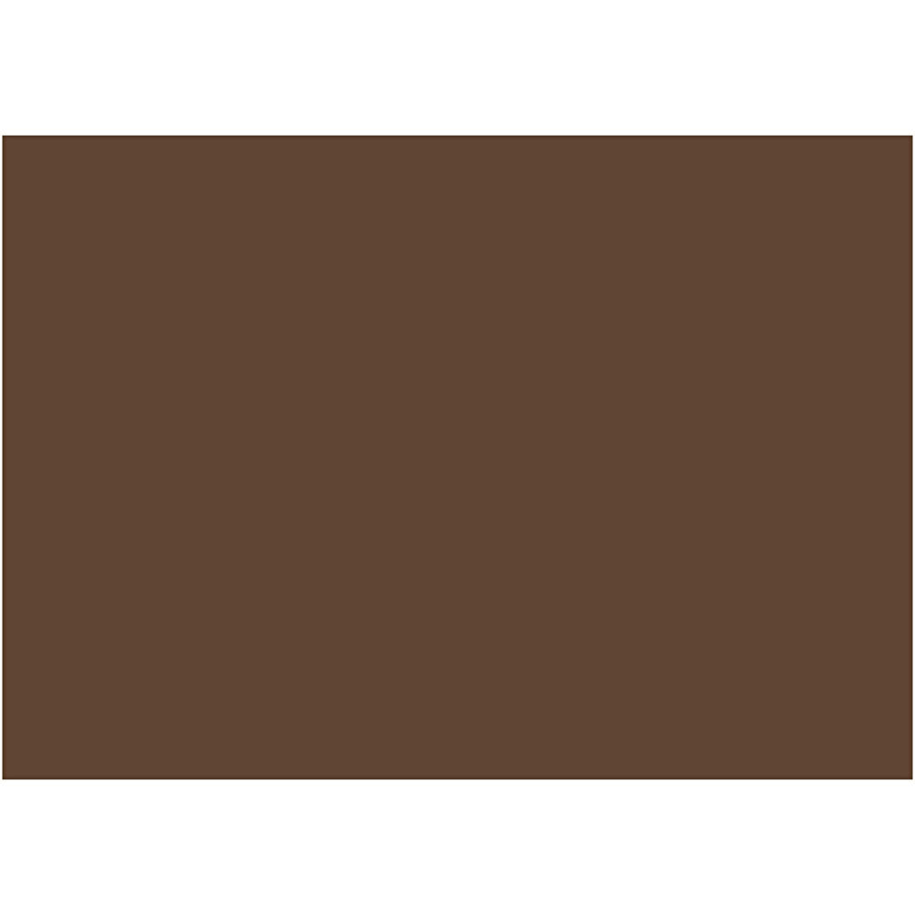 Foam Sheets, A4, sheet 210x297 mm, thickness 2 mm, dark brown, 10 sheet