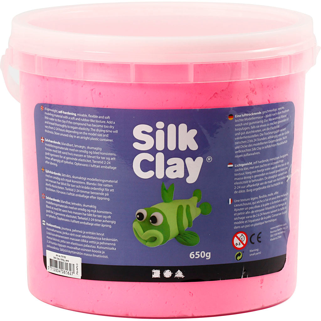 Silk Clay®, pink, 650 g/ 1 bucket