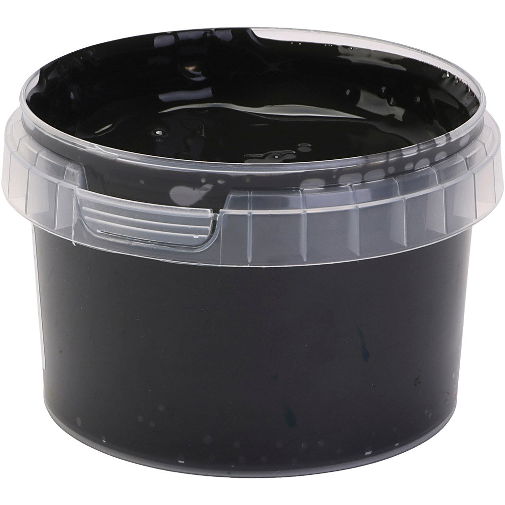 PRIMO Finger Paint, black, 250 ml/ 1 bottle