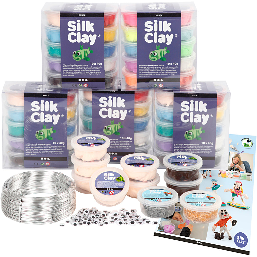 Group Craft Kit Characters in Silk Clay®
