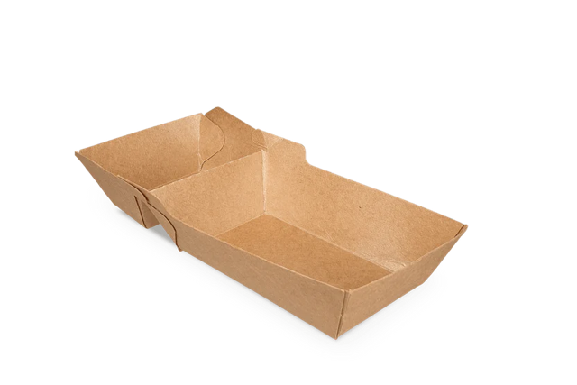 Fries trays A22 (A9+1) kraft (600 pcs)