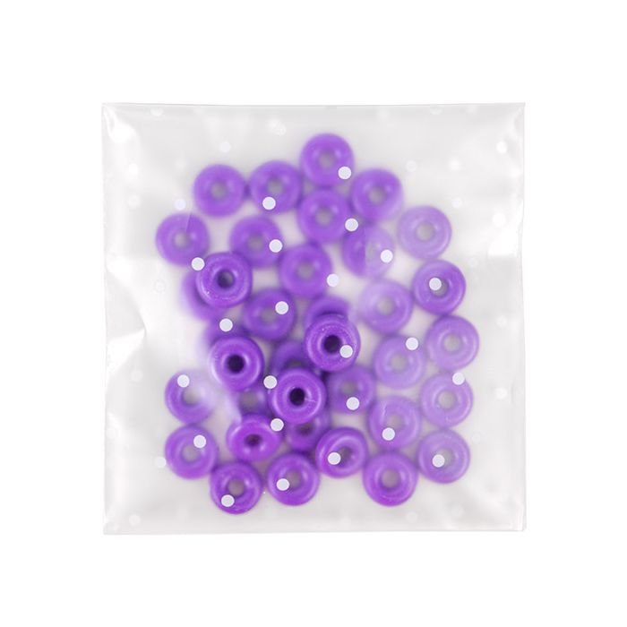 Frosted Plastic Bags 10,2x10,2 cm with Dots Peal and Seal