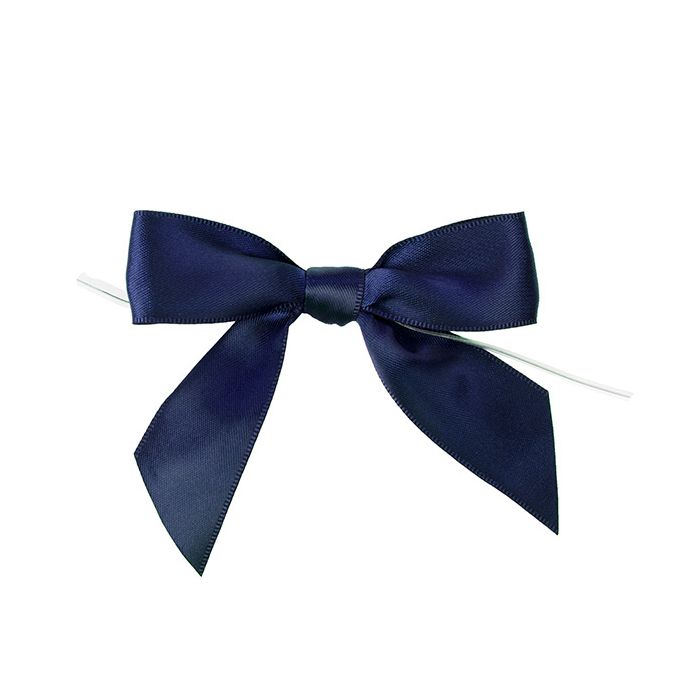 Bows Pre-tied 8,9 cm Navy Blue