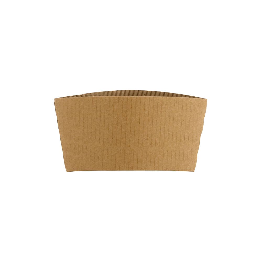 Cup Carton sleeves for 300 / 400 ml Paper Cup, Brown (1000 pieces)
