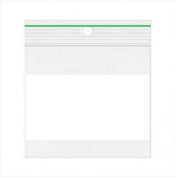 Grip Seal Bags with Write-on-Panel/Hang Hole 7x10cm PE 50 micron Bargain! (1.000 pieces)
