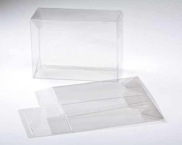 Plastic Gift Boxes 13.7x7.6x18.7cm Crystal Clear with Autolock Bottom