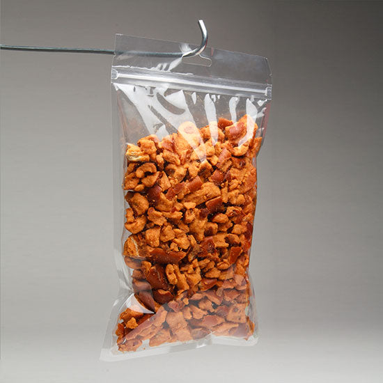 Grip Seal Bags with Euroslot 15.2x22.9cm laminated