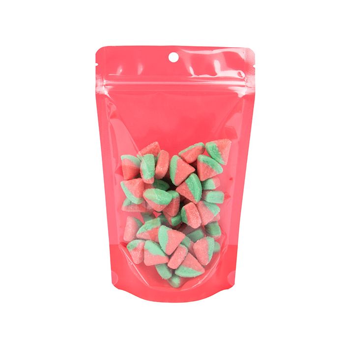 Stand Up Pouch Neon Watermelon 13x7.9x20.6 cm w/ Hang Hole