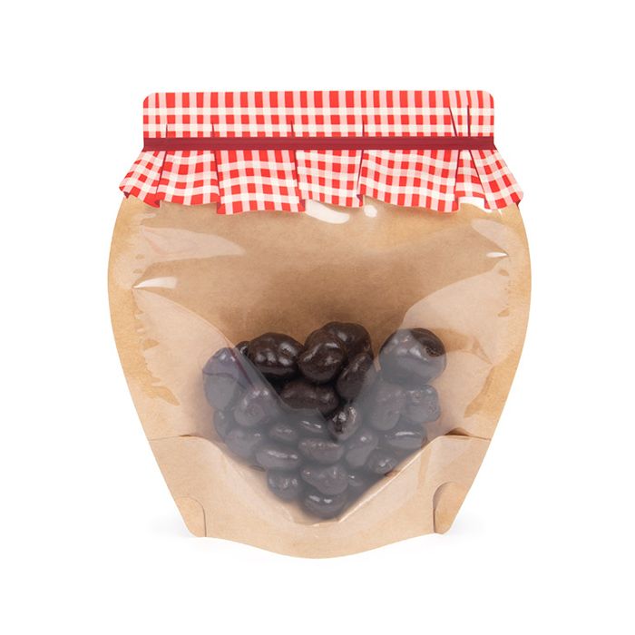 Stand Up Pouches Small Jam Jar Shaped 14,1x7,6x15,2 cm