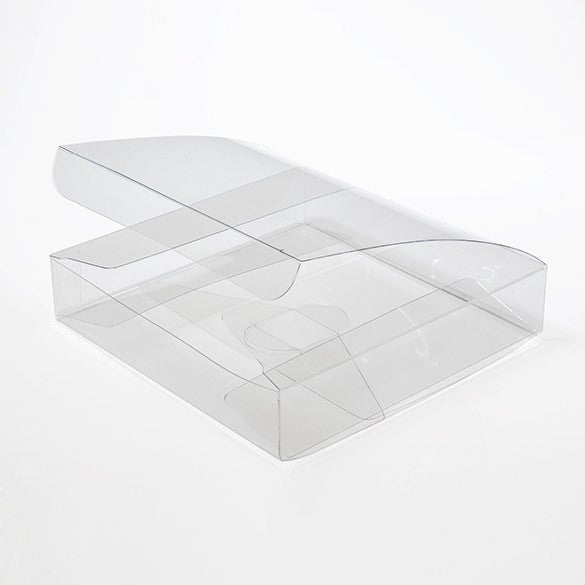 Plastic Gift Boxes 12.7x12.7x2.5cm Crystal Clear