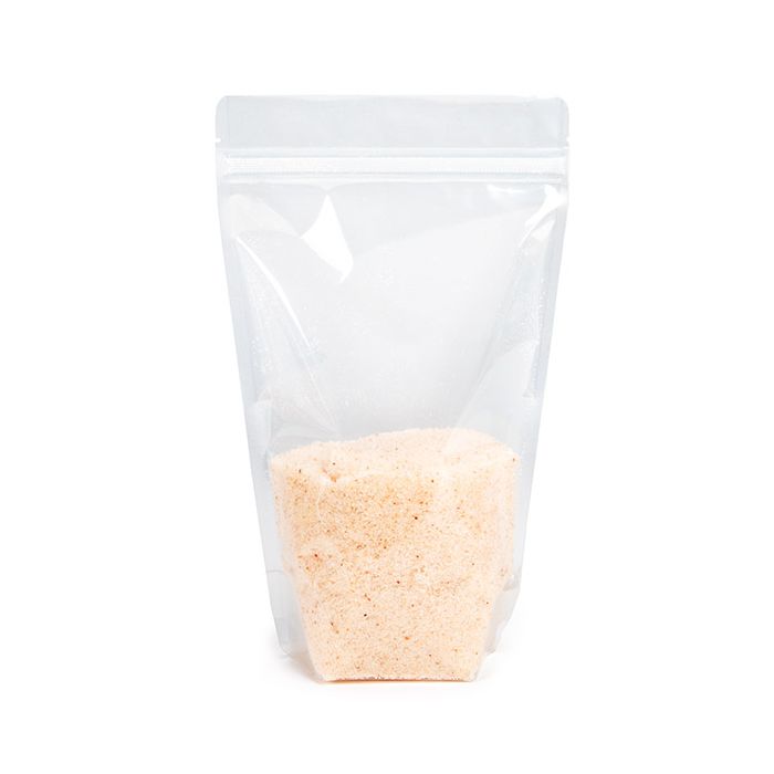 Stand Up Pouches clear "Velcro closure" 17,1x8,9x28,6 cm