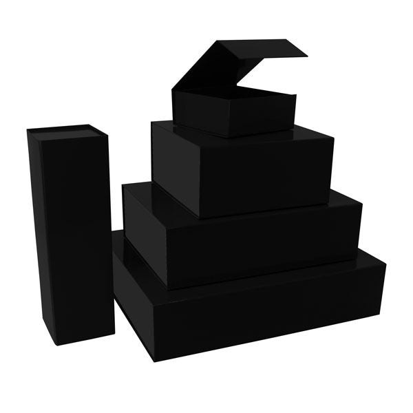 Magnet boxes 33x10x10cm Black (25 pcs)
